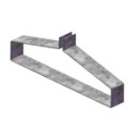 Soporte de Suspensión Horizontal Tipo a 100x50mm #20 - BGA