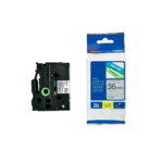 Cinta Plateado-negro 36MMX8MTS Alta Resistencia TZES961 - Brother