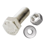 Bulon Cab. Hex. C/tuerca y Arandela 3/8 X 4  [MARCA?]