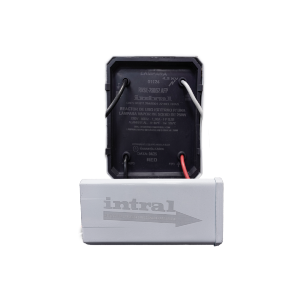 Reactor Ext. V Sodio 250W 220V AFP (1124) S/ Base - Intral
