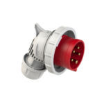 Ficha Macho Ind. Angular 3X32A+T 415V 6H IP67 Rojo Twist - PCE