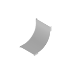 Tapa P/ Curva Vertical Int. 90° P/ Bandeja Lisa 300x100mm #20 - BGA