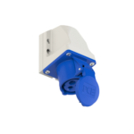 Toma Ind. Ext. 2X16A+T 250V 6H IP44 Azul SHARK - PCE