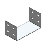 Unión Interna Tipo U P/ Bandeja 200x100mm - BGA